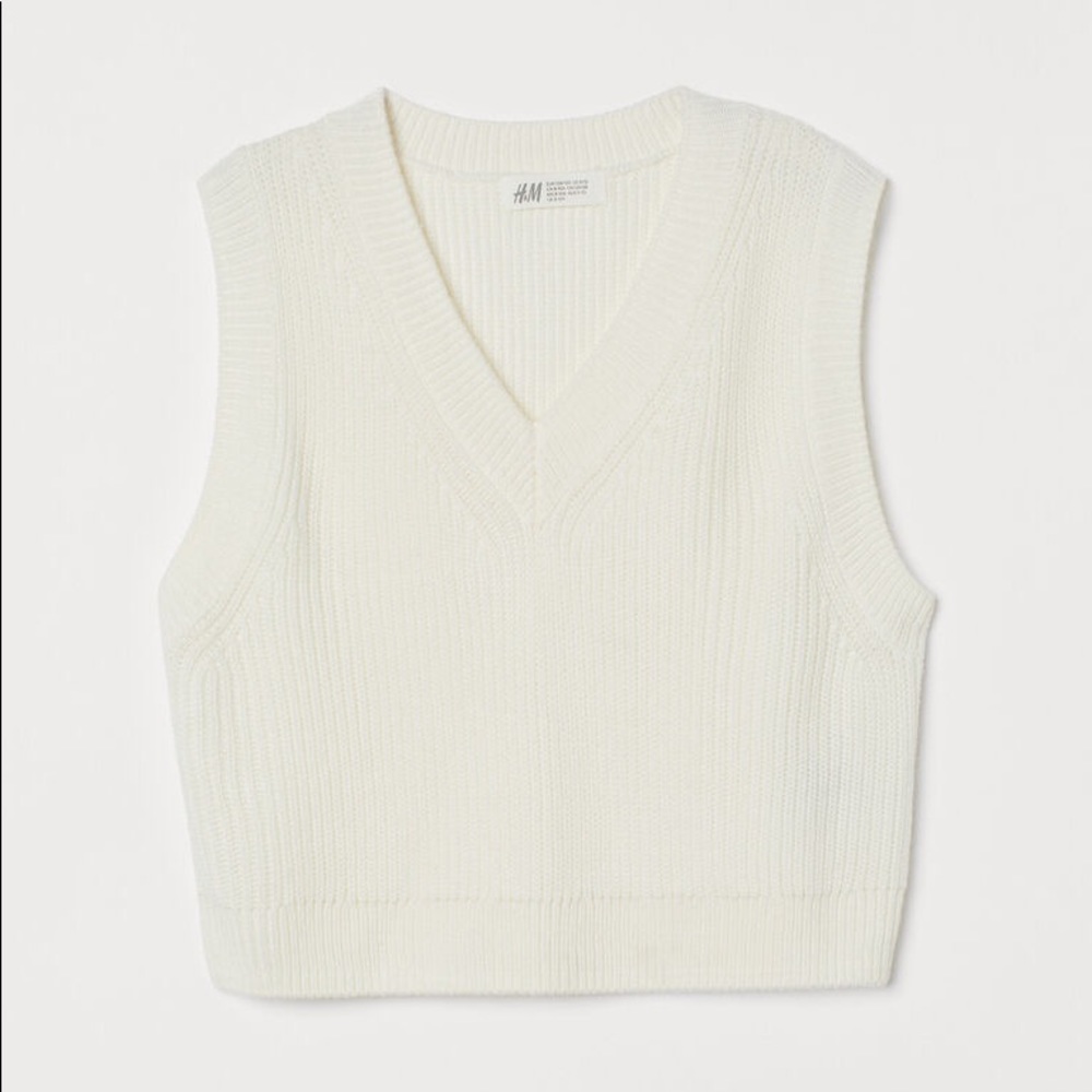 Cropped Sweater Vest